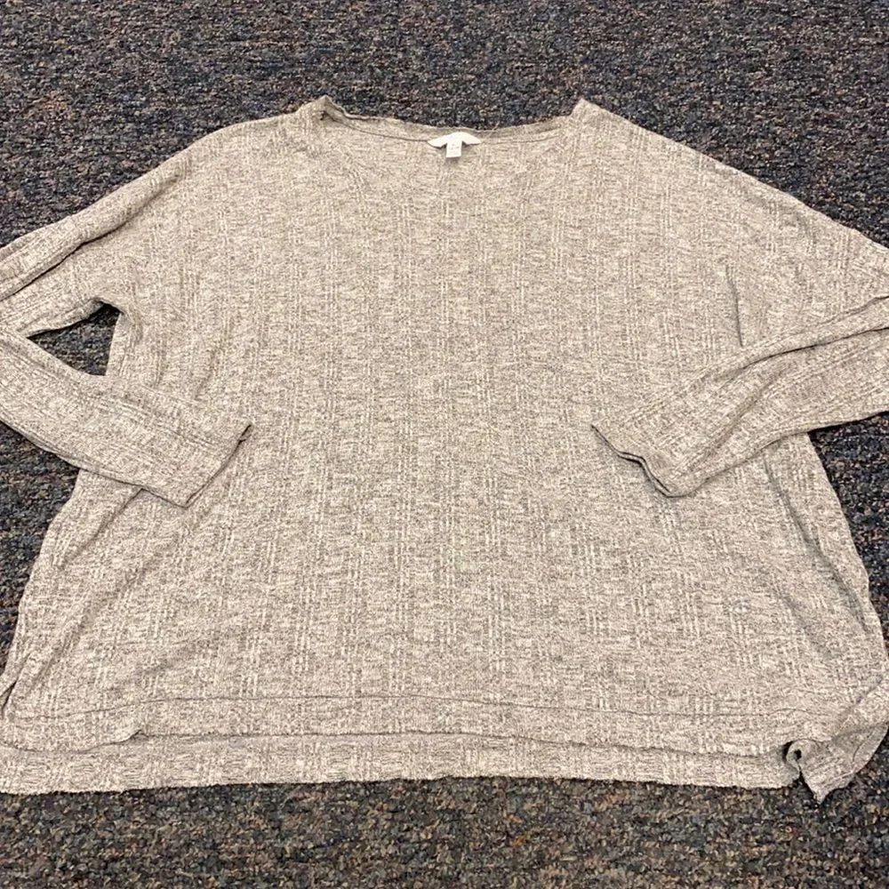 Time & Tru Gray Top sz. XL